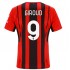 Camisola AC Milan Olivier Giroud 9 Equipamento Primeiro 2021-2022 Manga Curta